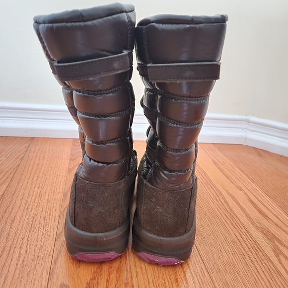 Puma Brown Suede Snow Boots, US5 - Picture 2 of 11